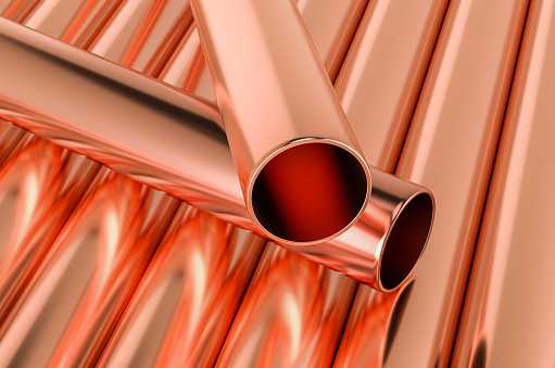 Copper tube.